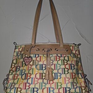 Dooney & Bourke Multicolor Signature Tote Bag